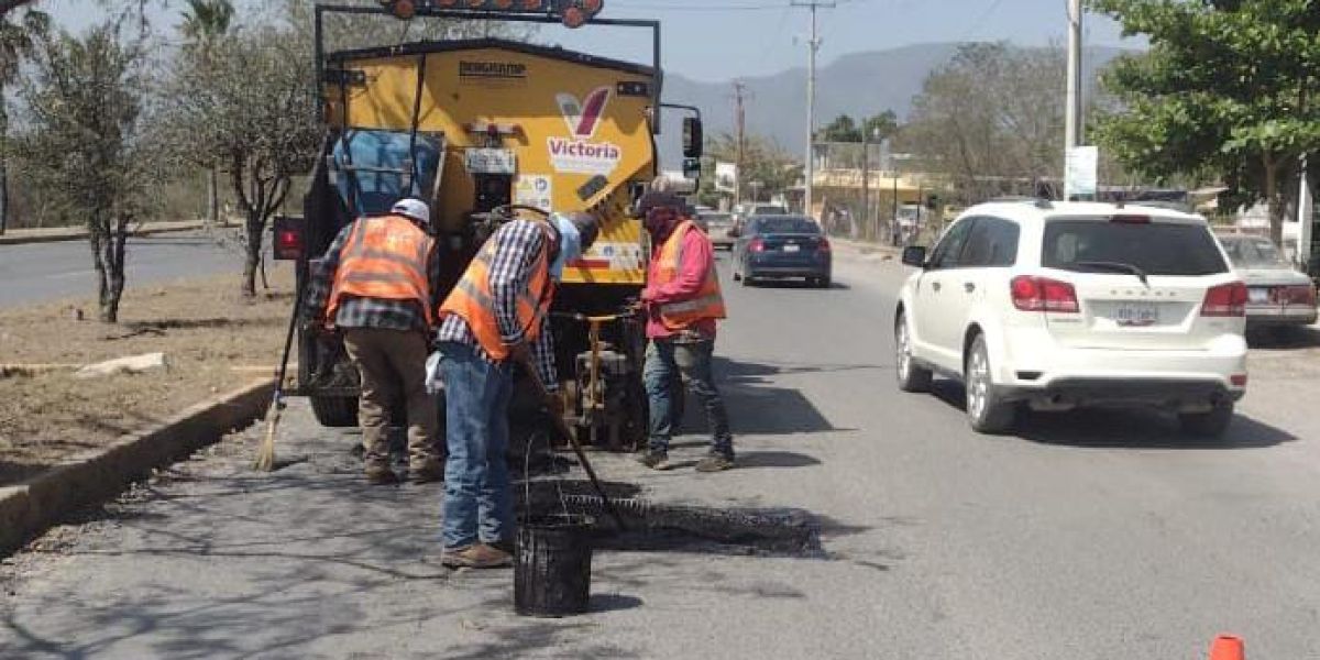 Municipio de Victoria sigue con intensa rehabilitación de calles