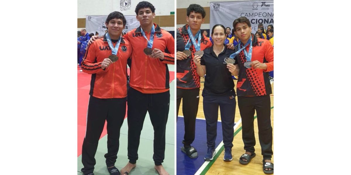 Gran actuación de judocas de la UAT en el Campeonato Nacional Universitario