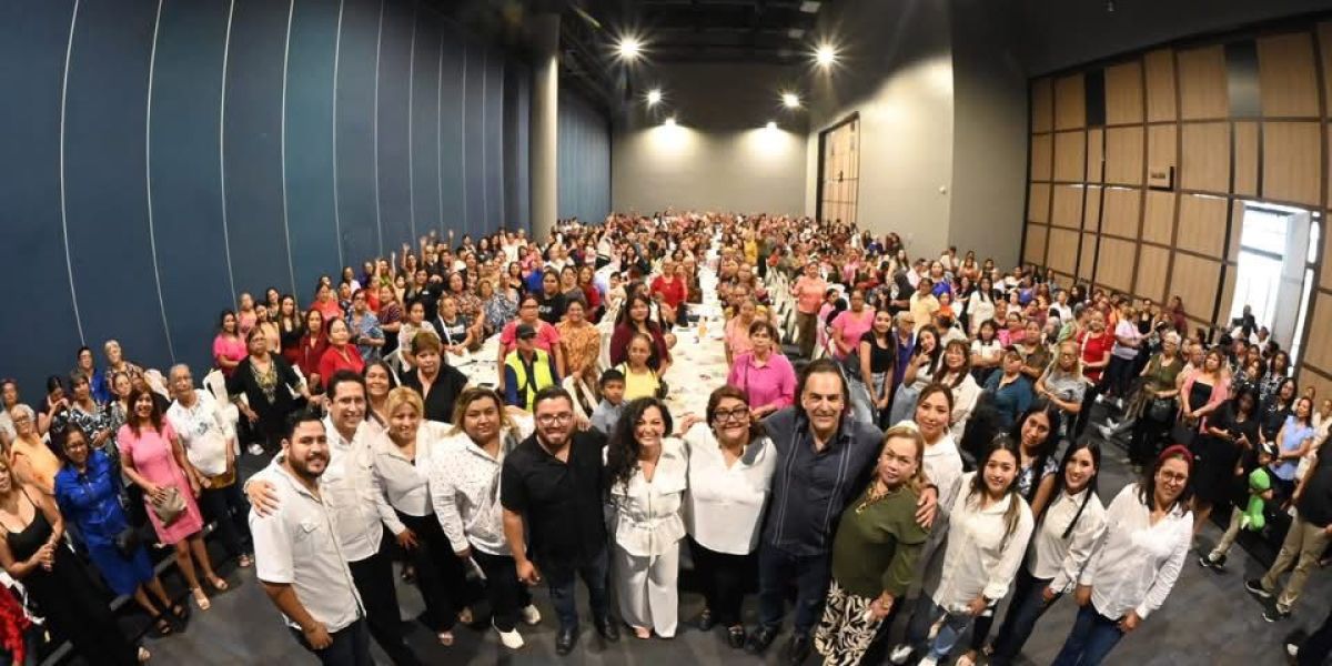 En Reynosa, Olga Sosa reconoce el trabajo de las mamás: “Con Claudia Sheinbaum llegamos todas”