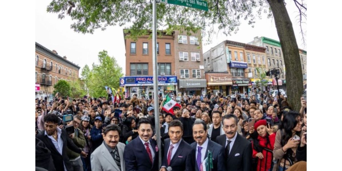 Los Tigres del Norte conquistan Brooklyn con una calle que lleva su nombre
