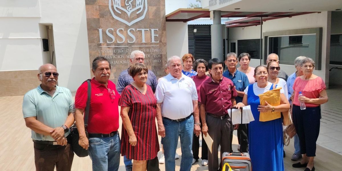 Jubilados advierten toma de instalaciones del ISSSTE en Victoria