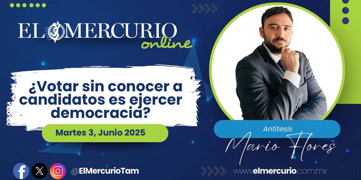 ¿Votar sin conocer a candidatos es ejercer democracia?