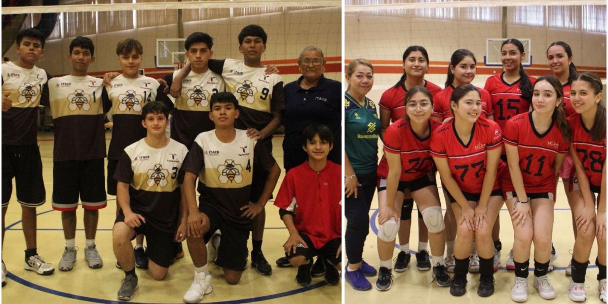 La Salle e ITACE en voleibol son los campeones