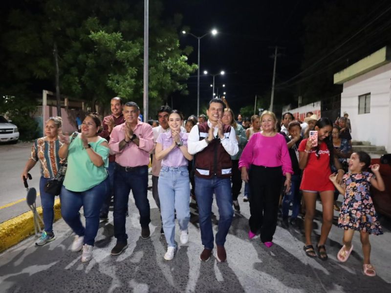 Moderniza Municipio red de alumbrado en la Simón Torres