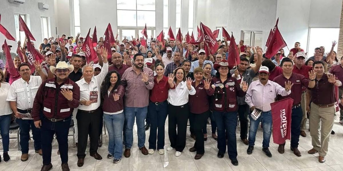 Es al pueblo a quien nos debemos y a quien servimos, señala Olga Sosa en Asamblea de Morena en Jiménez