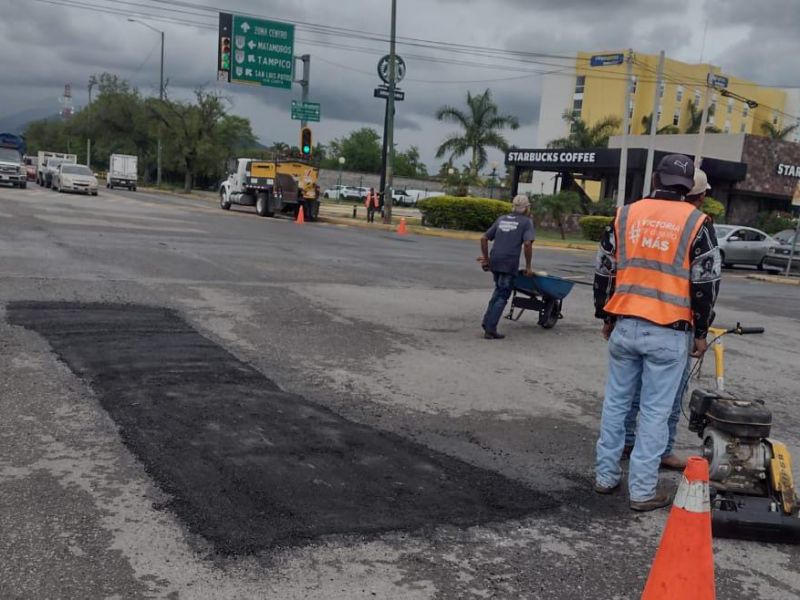 Avanza mejora de calles en Victoria