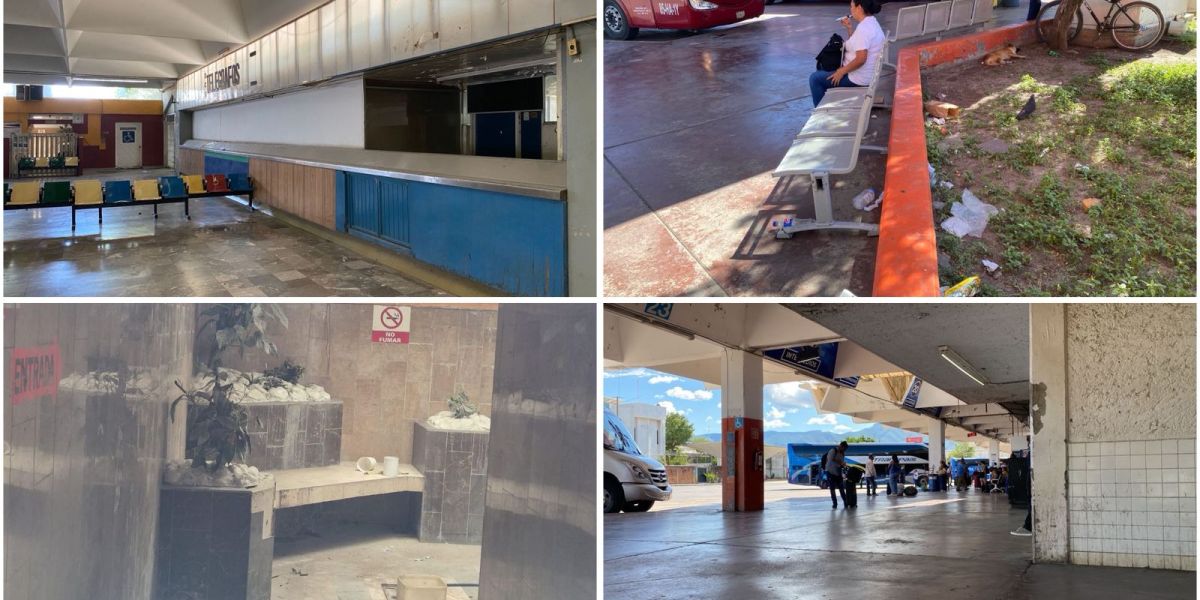 Central de Autobuses en Victoria sigue en el abandono