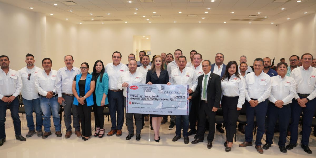 Entrega CMIC más de 900 mil pesos de apoyo al sistema DIF y fortalece lazos de colaboración con municipio e instituciones educativas