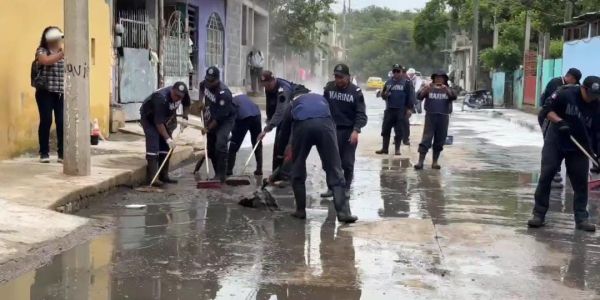 Baja nivel del sistema lagunario en el sur del Estado