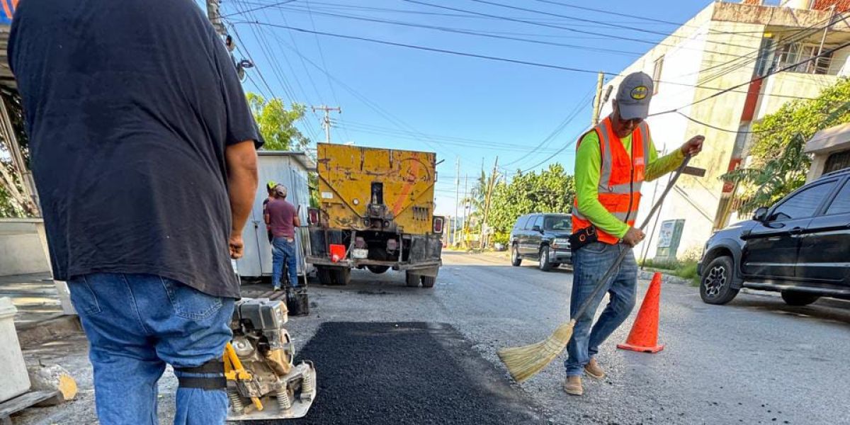 Rehabilitación de calles no se detiene