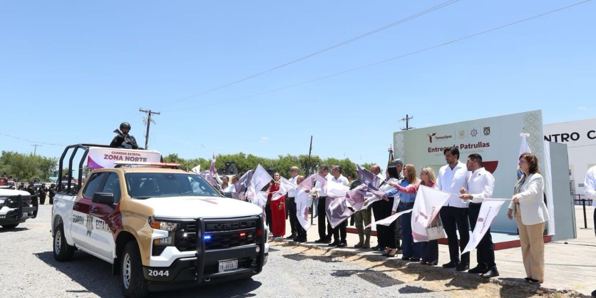 Gobierno del Estado dota a Nuevo Laredo con vehículos para patrullaje, emergencias y atención a violencia de género