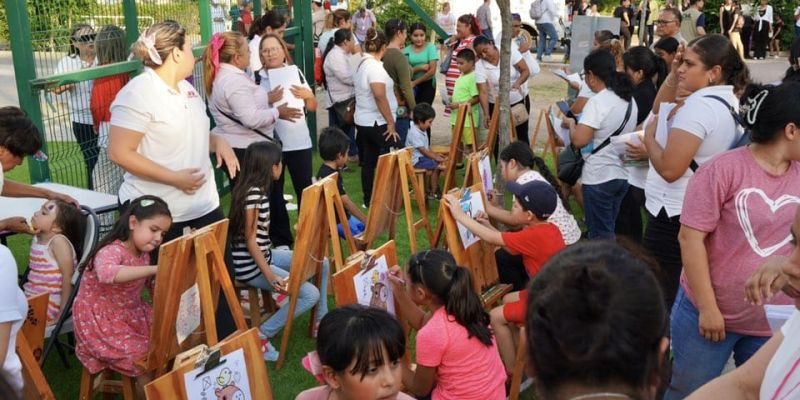 Vive Nuevo Laredo una fiesta de arte y cultura con la inauguración del espacio cultural y artístico del parque Viveros
