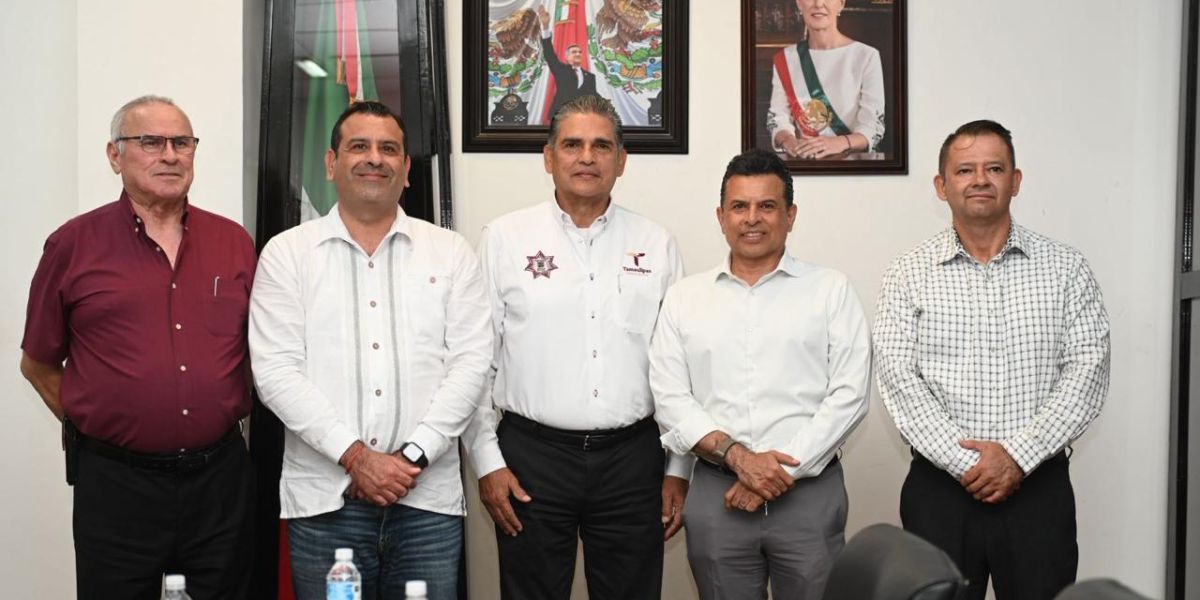 Refirma alcalde de Victoria colaboración con Secretario de Seguridad, General Carlos Arturo Pancardo Escudero