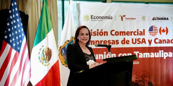 Impulsa Carmen Lilia Canturosas ventajas competitivas de Nuevo Laredo ante empresas de Estados Unidos y Canadá