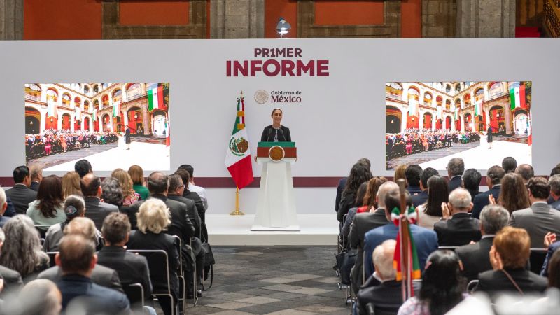 Vamos bien y vamos a ir mejor: Presidenta Claudia Sheinbaum en su Primer Informe de Gobierno