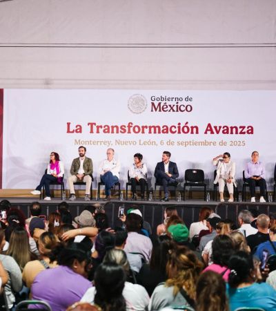 Anuncia Presidenta Claudia Sheinbaum arranque de construcción del tren Saltillo-Nuevo Laredo