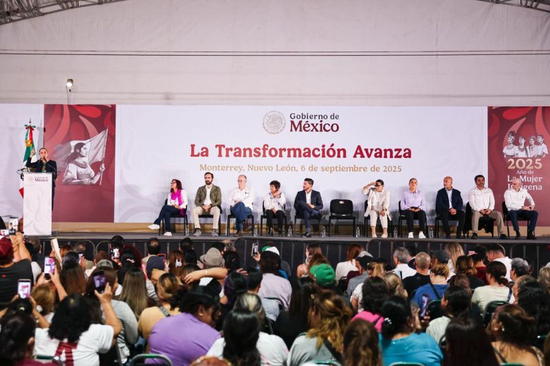 Anuncia Presidenta Claudia Sheinbaum arranque de construcción del tren Saltillo-Nuevo Laredo