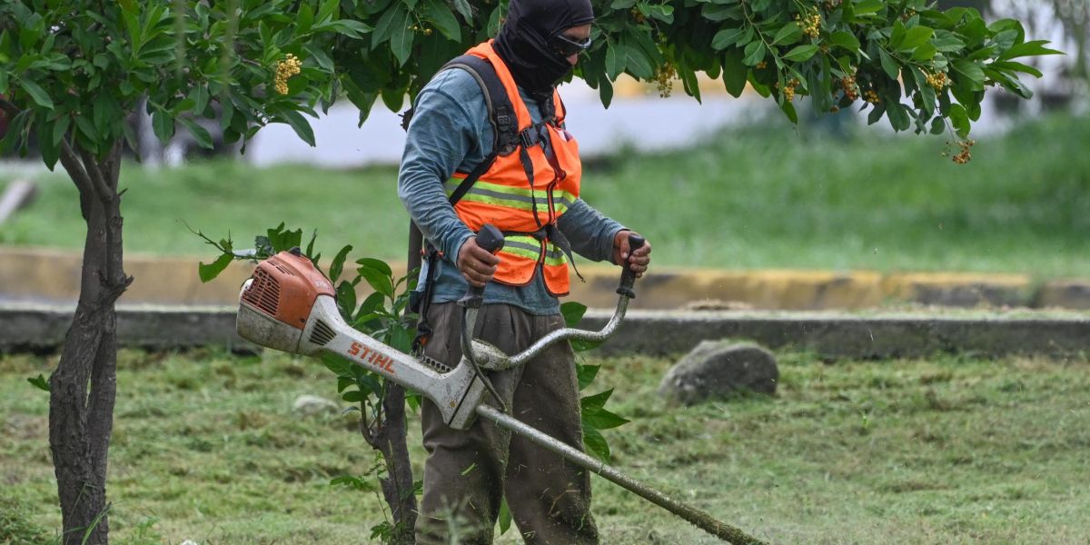 Supervisa alcalde trabajos de limpieza en vialidades de la Capital