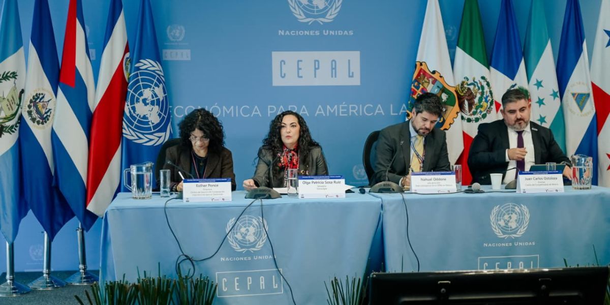 Participa senadora Olga Sosa en el Foro Tamaulipas 2030, alianza para un desarrollo productivo, inclusivo y sostenible en la CEPAL