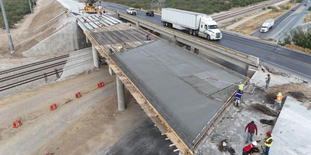Obra del MEX II avanza; Nuevo Laredo se consolida como punto estratégico para el comercio