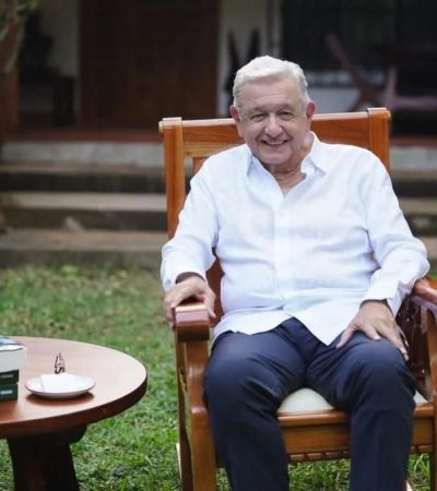 Dice AMLO: saldría para defender a Claudia Sheinbaum , por democracia…