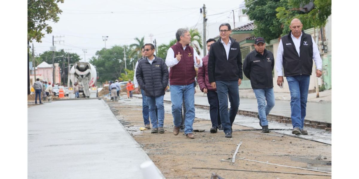 Erasmo González y Gerente de COMAPA SUR supervisan rehabilitación integral de red sanitaria