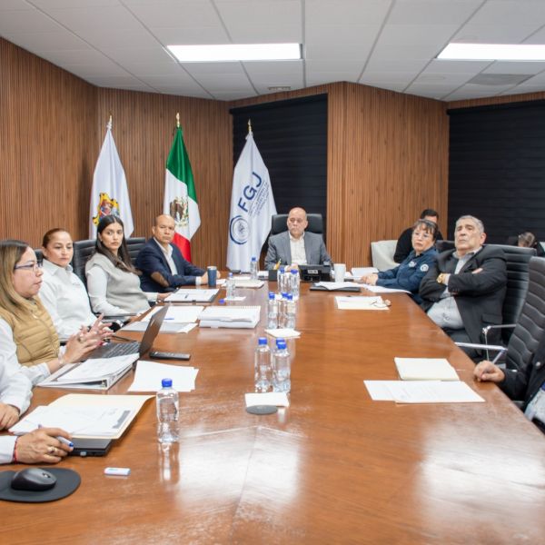 Inicia Eduardo Govea funciones en la FGJT con sesión del Consejo de Fiscales