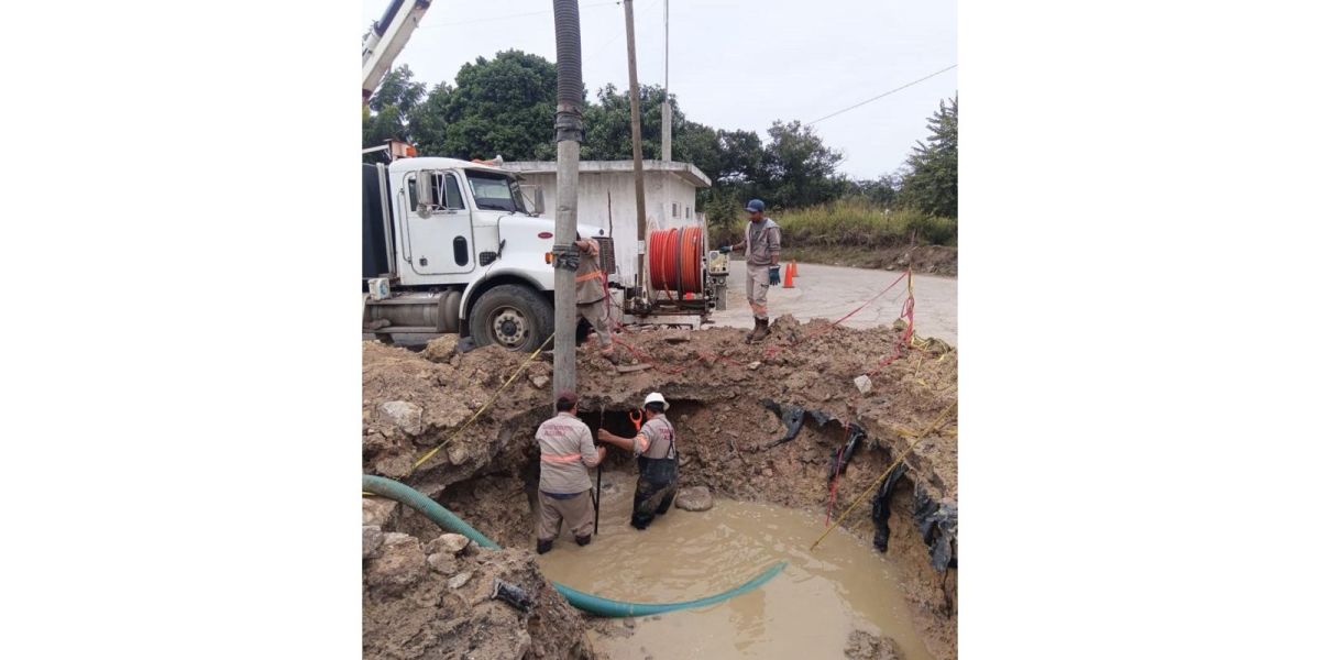 COMAPA Altamira moderniza infraestructura hidrosanitaria