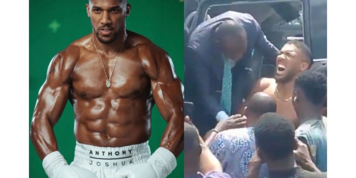 Boxeador Anthony Joshua se salva de milagro en accidente carretero