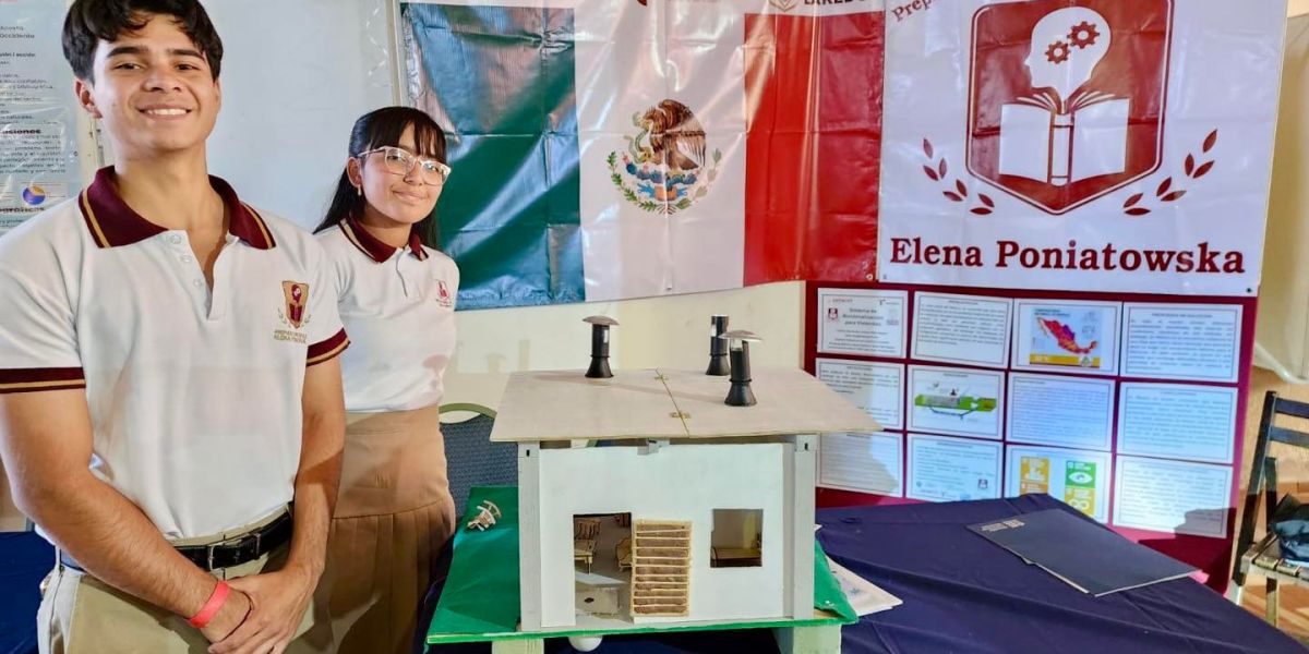 Estudiantes de la preparatoria municipal “Elena Poniatowska” representan a Nuevo Laredo en feria científica internacional