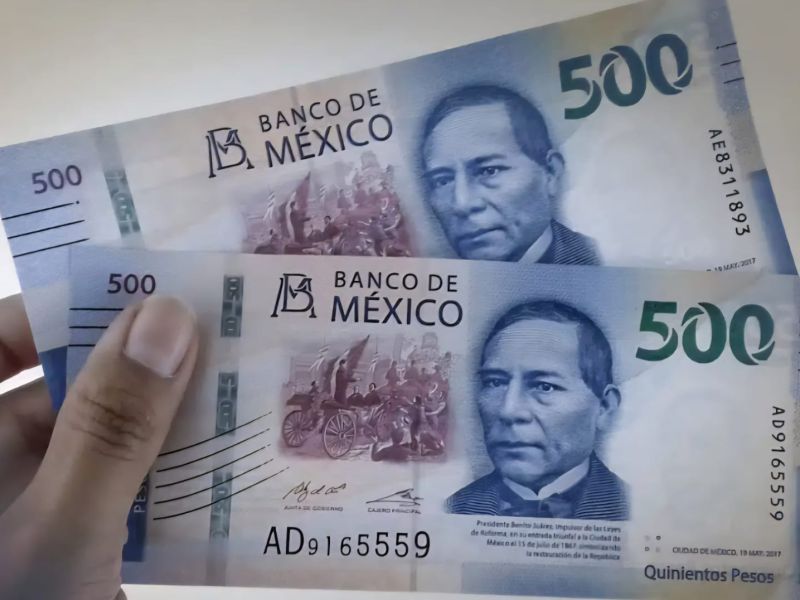 Alertan por circulación de falsos billetes de 500 pesos