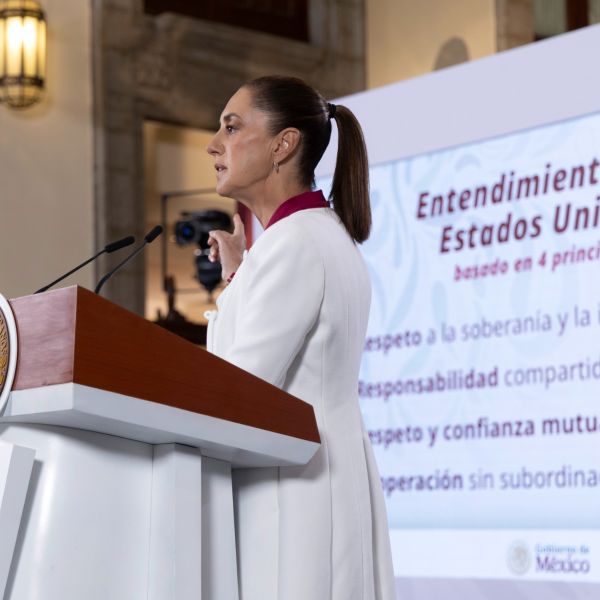 Niega Claudia Sheinbaum miedo a los cárteles 