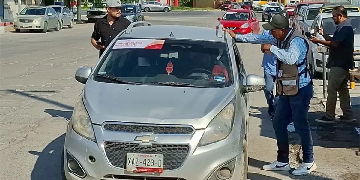 Taxis por aplicación logran regularizarse en Tamaulipas