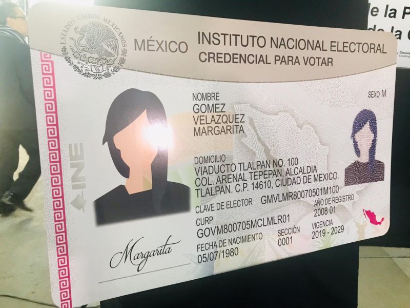 INE alista nueva credencial de elector más segura