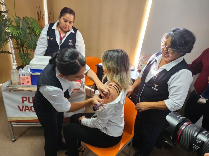 Avanza 68% la vacunación contra influenza en Victoria