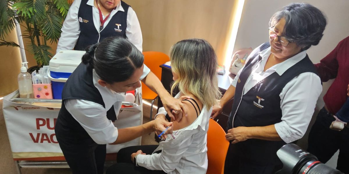 Avanza 68% la vacunación contra influenza en Victoria