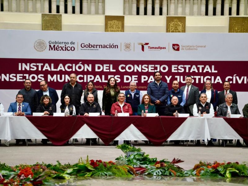 Carmen Lilia Canturosas rinde protesta como integrante del Consejo de Paz y Justicia Cívica del Estado de Tamaulipas