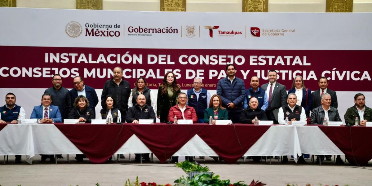 Carmen Lilia Canturosas rinde protesta como integrante del Consejo de Paz y Justicia Cívica del Estado de Tamaulipas