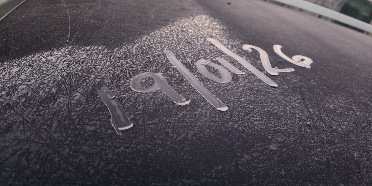 Reportan caída de hielo y temperaturas bajo cero