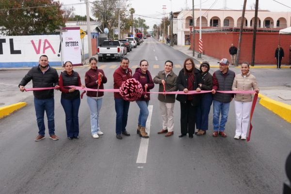 Transforma gobierno municipal centro de Nuevo Laredo con obras de infraestructura vial