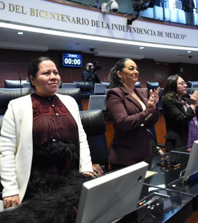 Senadora Olga Sosa destaca con 3 iniciativas y 14 puntos de acuerdo aprobados por el pleno del Senado