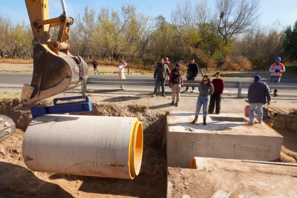 Avanza transformación de infraestructura hídrica con rehabilitación de colector ribereño