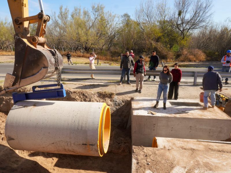 Avanza transformación de infraestructura hídrica con rehabilitación de colector ribereño