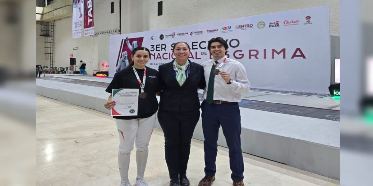 Destacan estudiantes de la UAT en Nacional de Esgrima