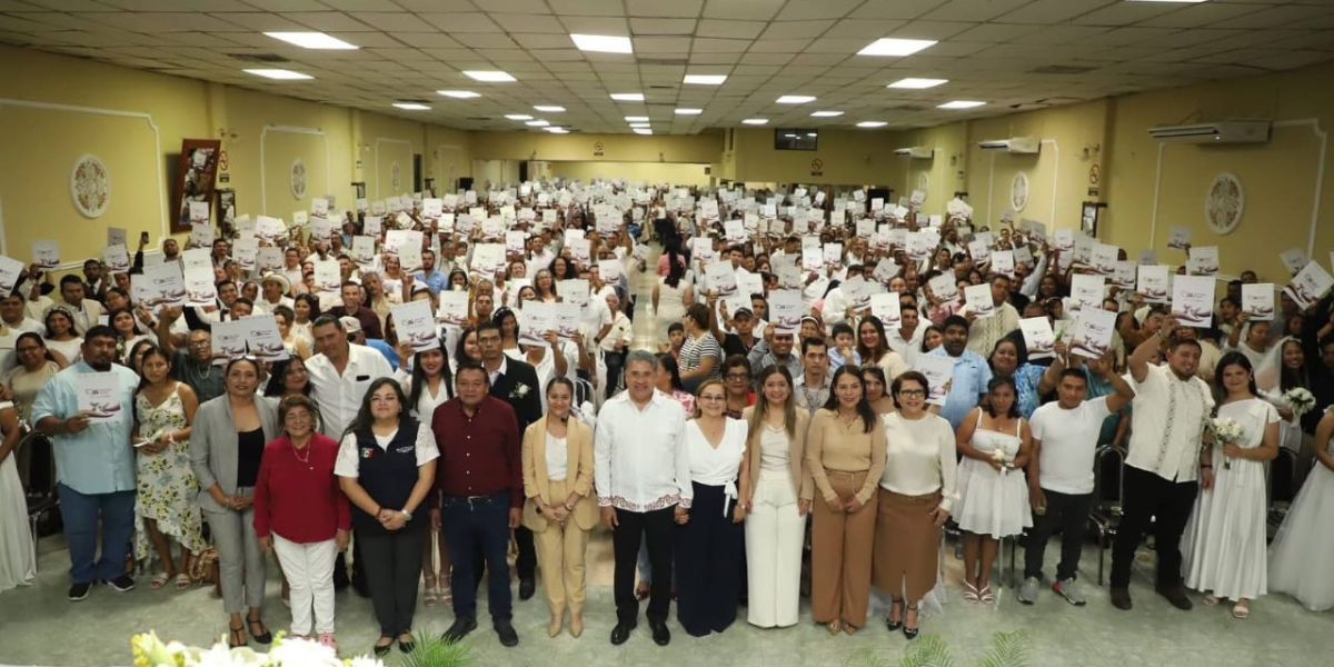 Altamira ejemplo a nivel estatal en Matrimonios Colectivos