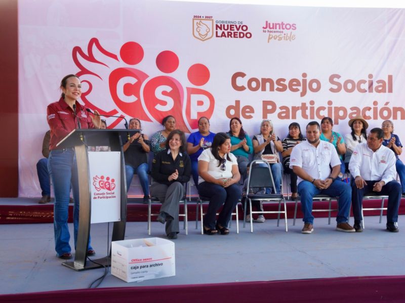Se unen colonias del sur de Nuevo Laredo a consejos sociales de participacion