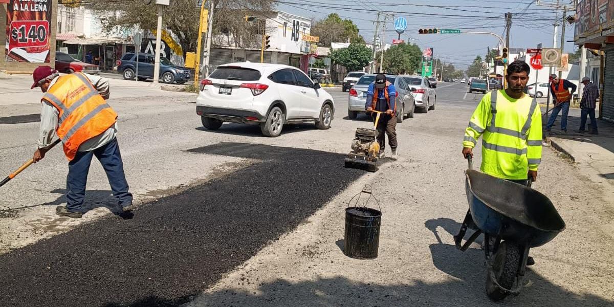 Sigue obras públicas cumpliendo con la rehabilitación de calles