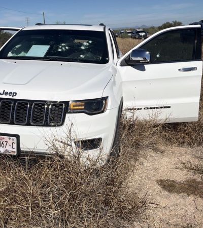 Sufre alcaldesa de Sonora atentado a balazos