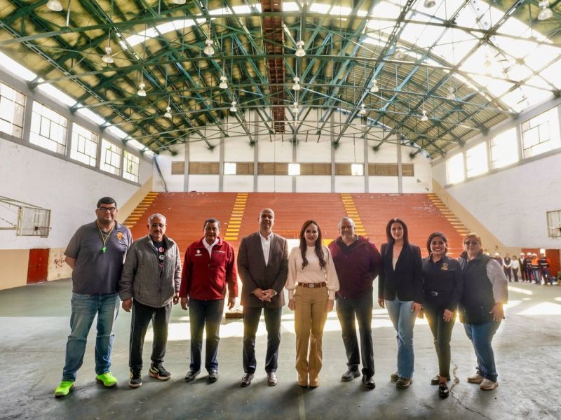 Avanza la rehabilitación del escuadrón 201; Carmen Lilia reafirma compromiso con el patrimonio histórico de Nuevo Laredo