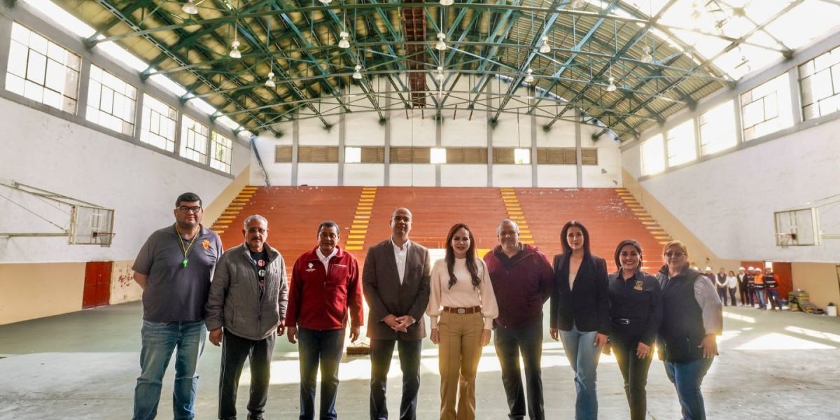 Avanza la rehabilitación del escuadrón 201; Carmen Lilia reafirma compromiso con el patrimonio histórico de Nuevo Laredo